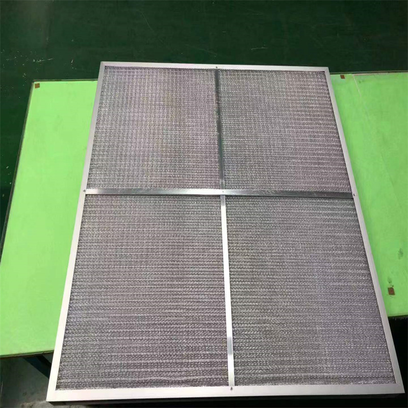 Kommercielt køkkenområde Hood Metal Mesh Fedtfilter/aluminum Vaskbar Plisset Panel Pre HVAC Filter